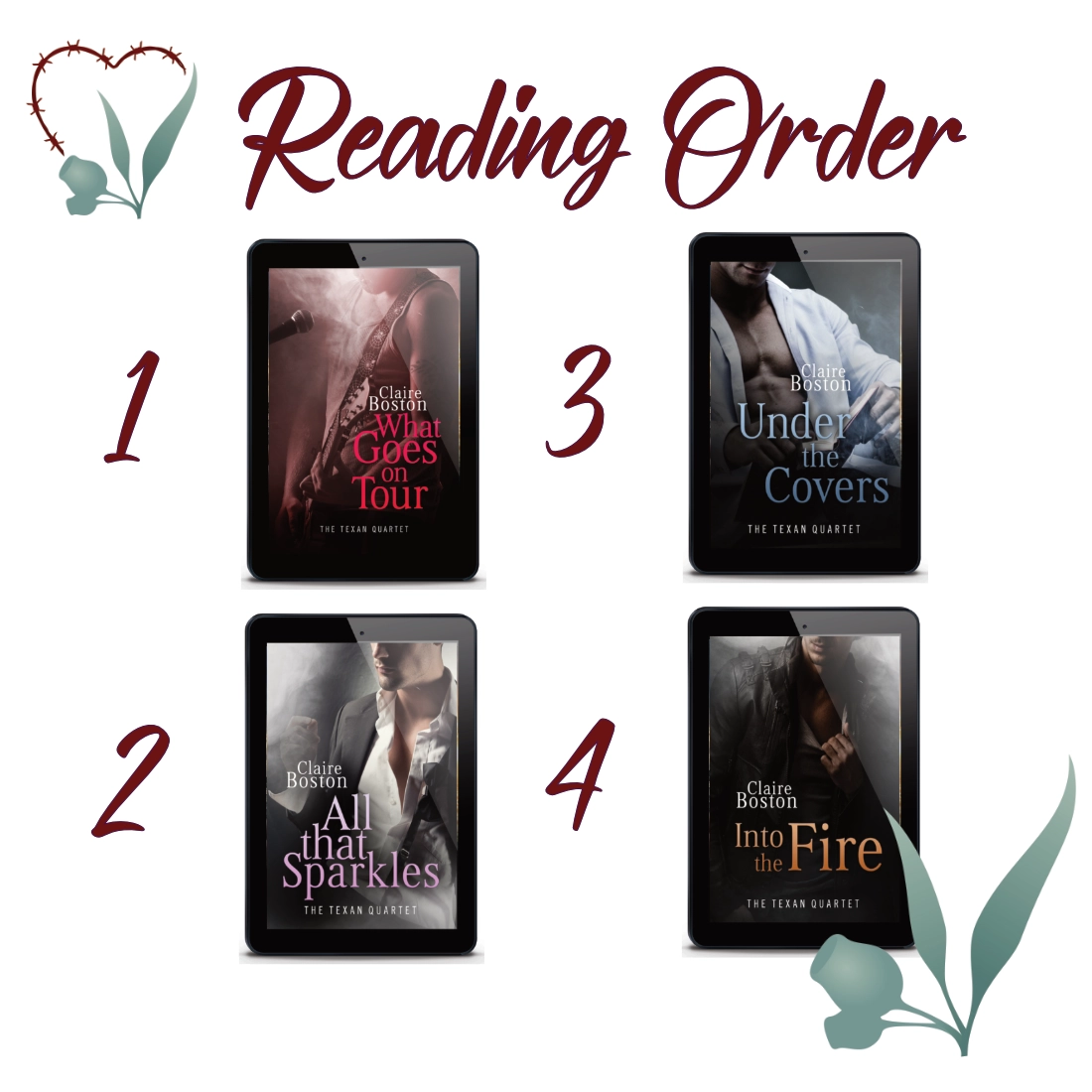 The Texan Quartet Complete Paperback Bundle